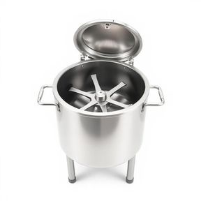 Tanque misturador em aço inox com pás internas